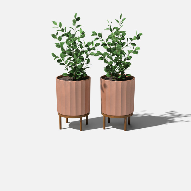 column raised planter