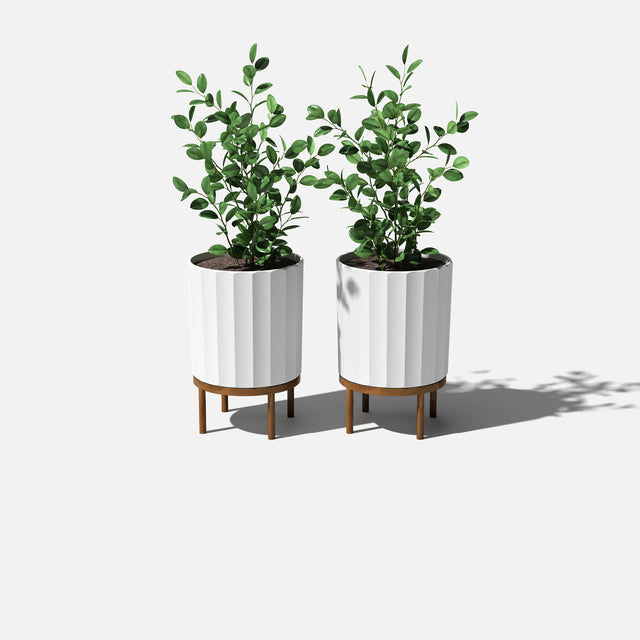 column raised planter