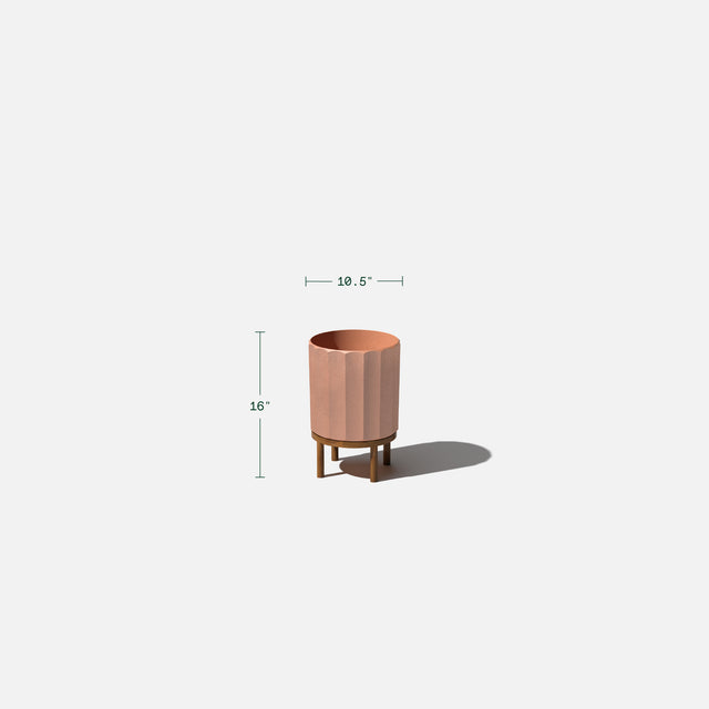 column raised planter