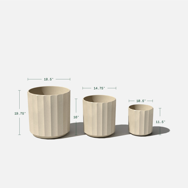 column planter trio