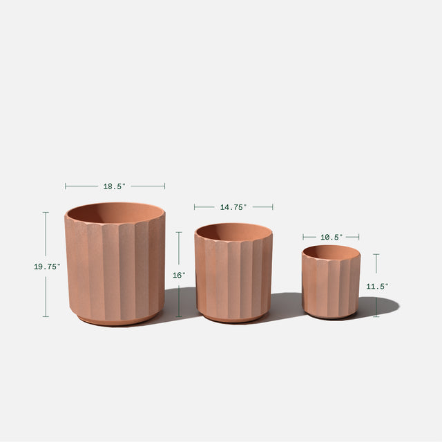 column planter trio