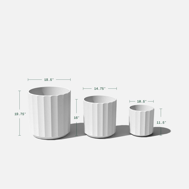 column planter trio