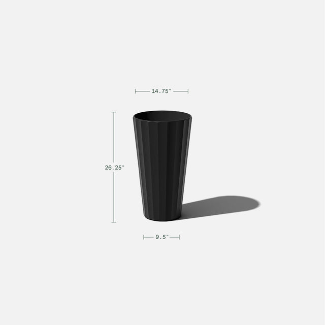 column tall planter