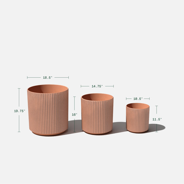 demi planter trio