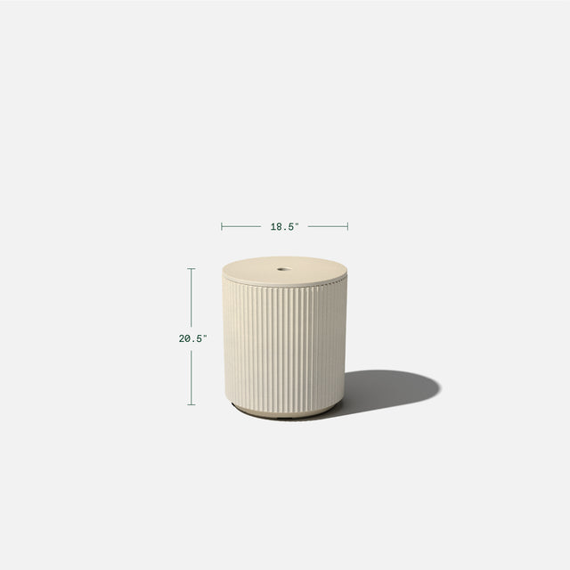 demi shade side table