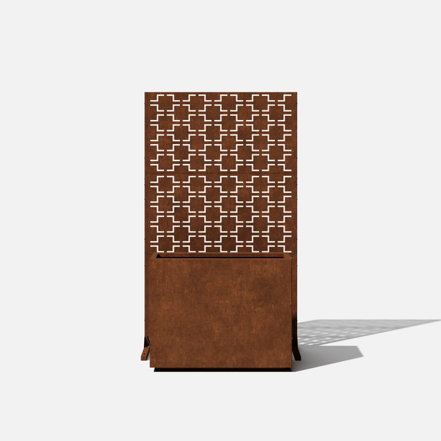 corten span planter