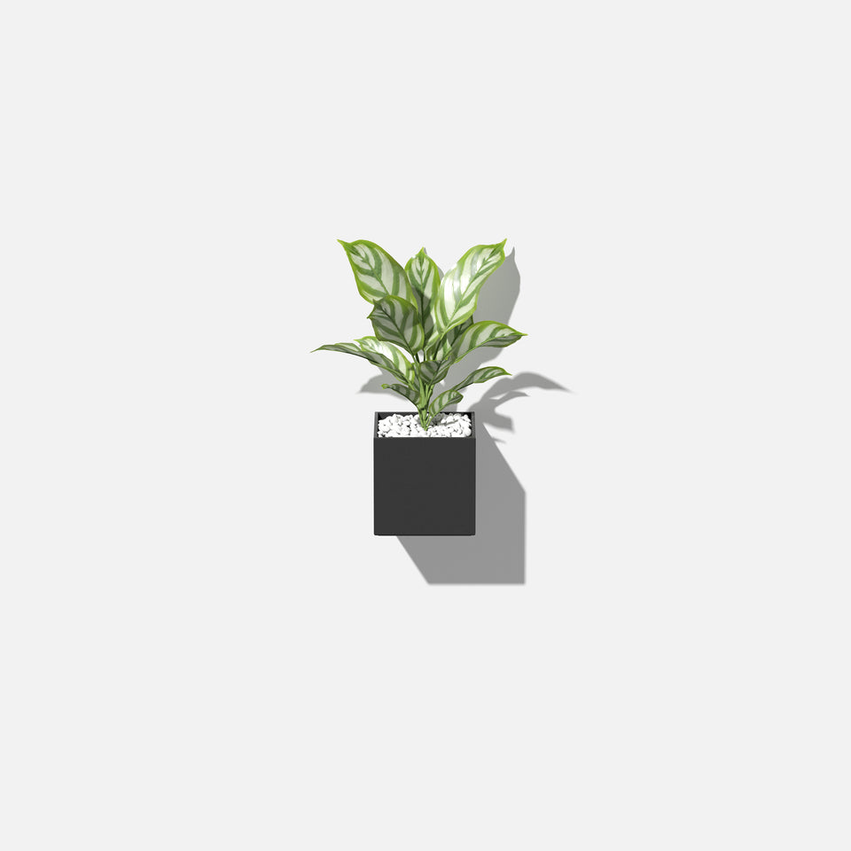 geo hanging cube planter