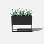 block raised long box planter