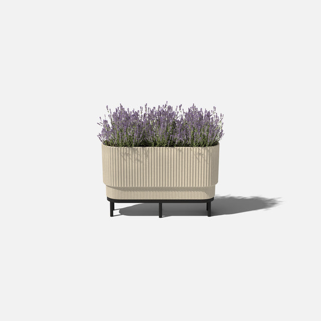 demi raised long planter