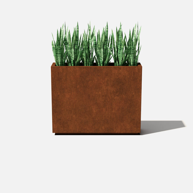 corten span planter