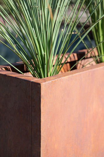corten steel planters series– Veradek