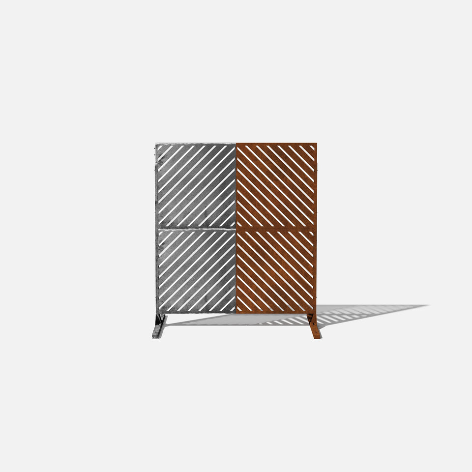 corten arrow privacy screen sets