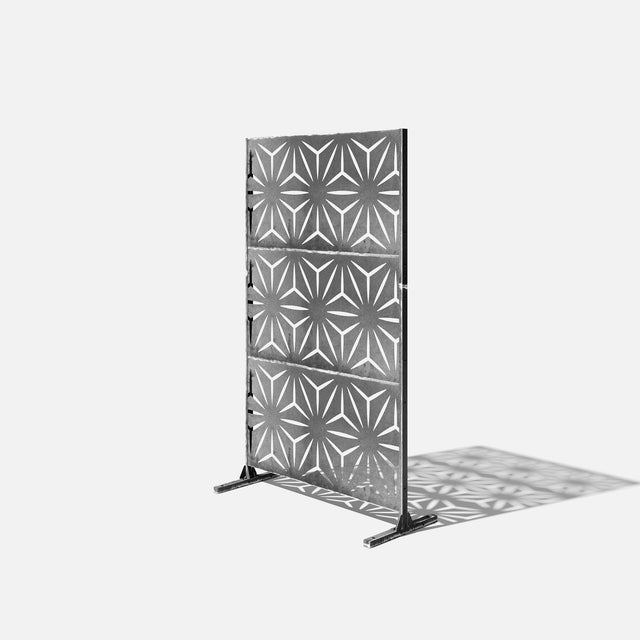 corten star privacy screen sets