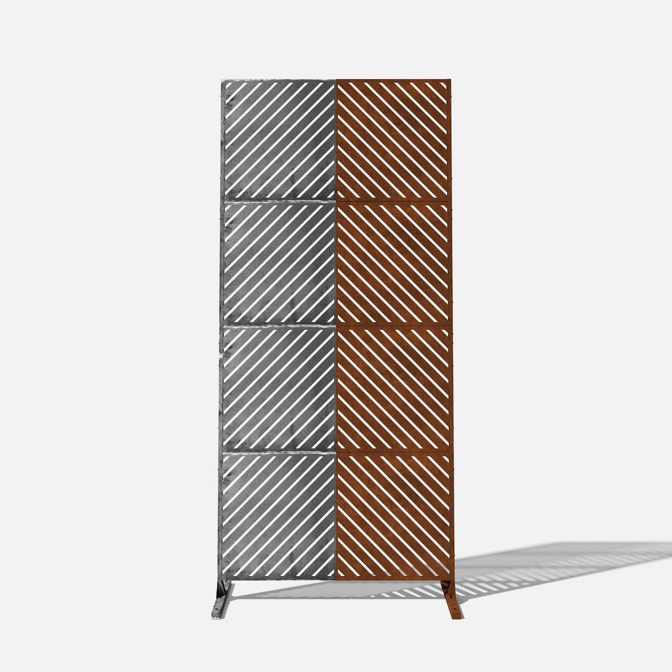 corten arrow privacy screen sets