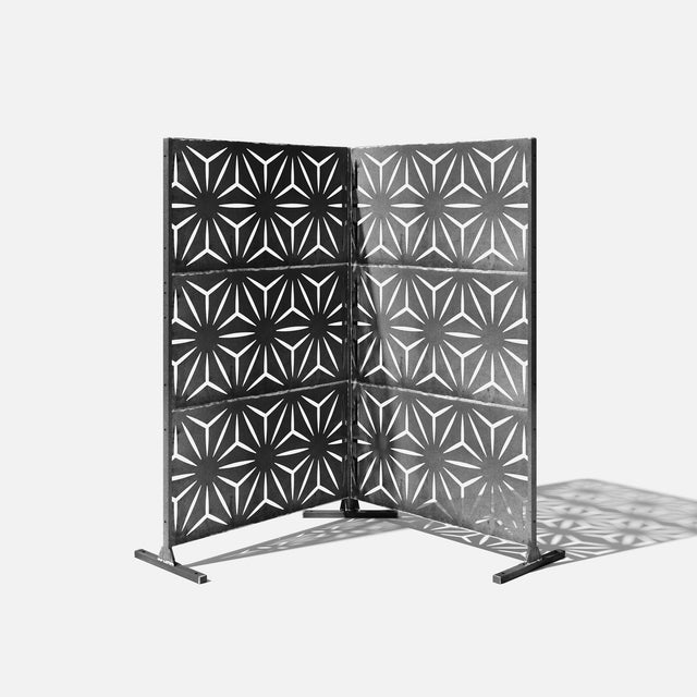 corten star privacy screen sets