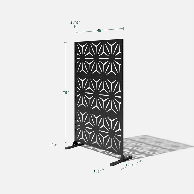 corten star privacy screen sets