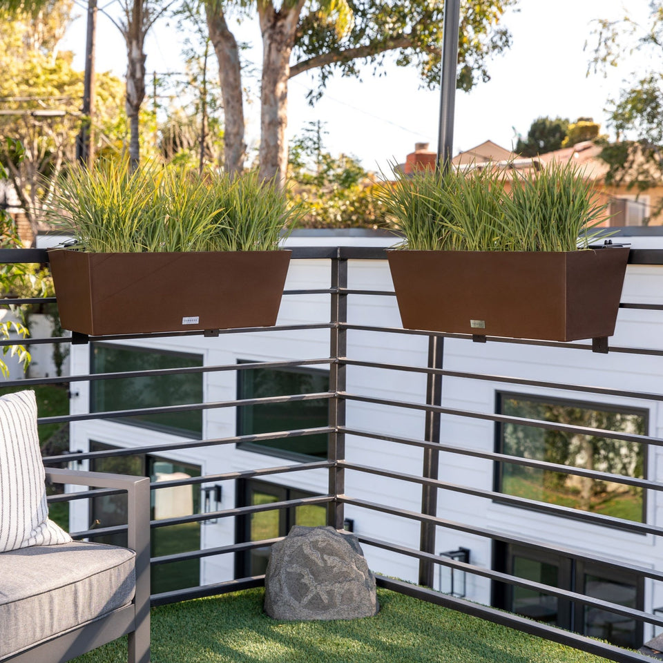 pure railing planter