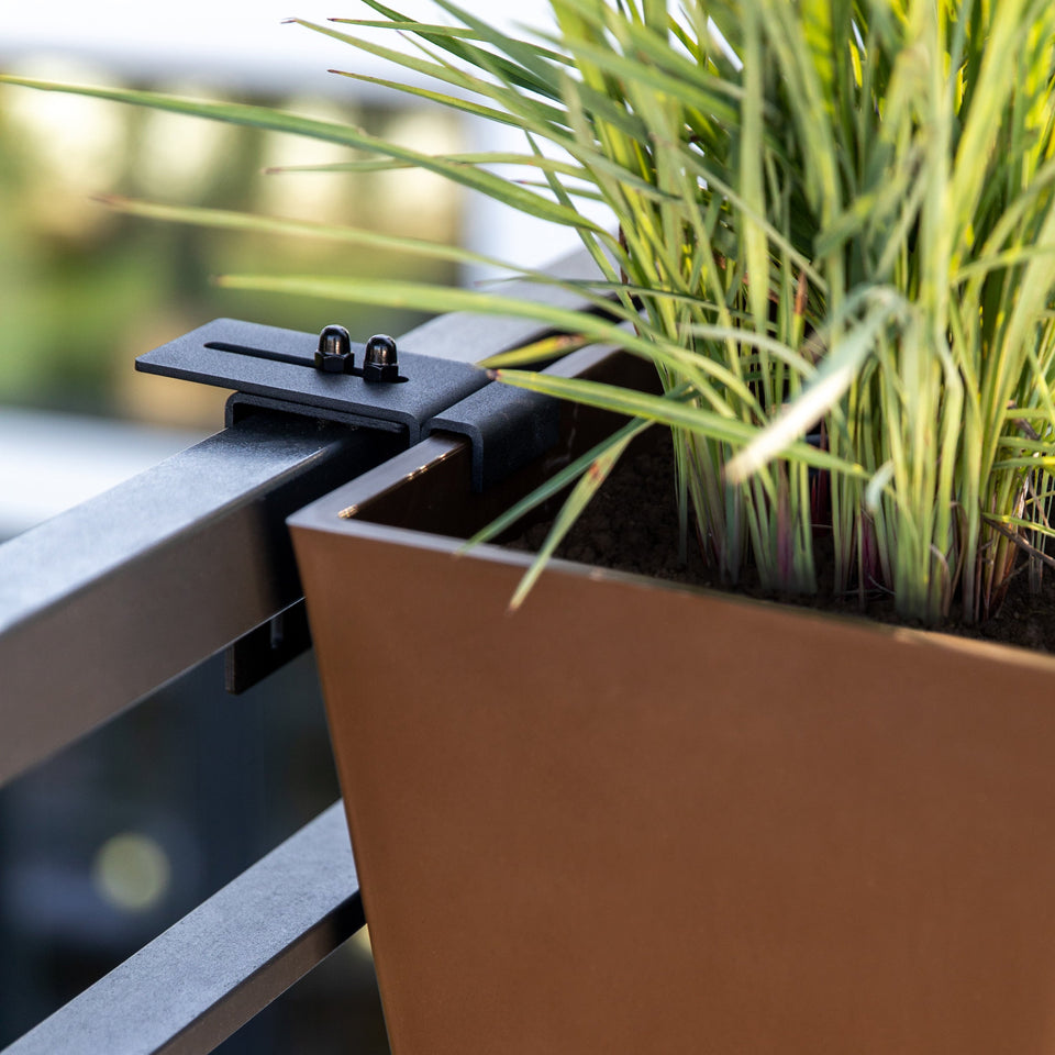 pure railing planter