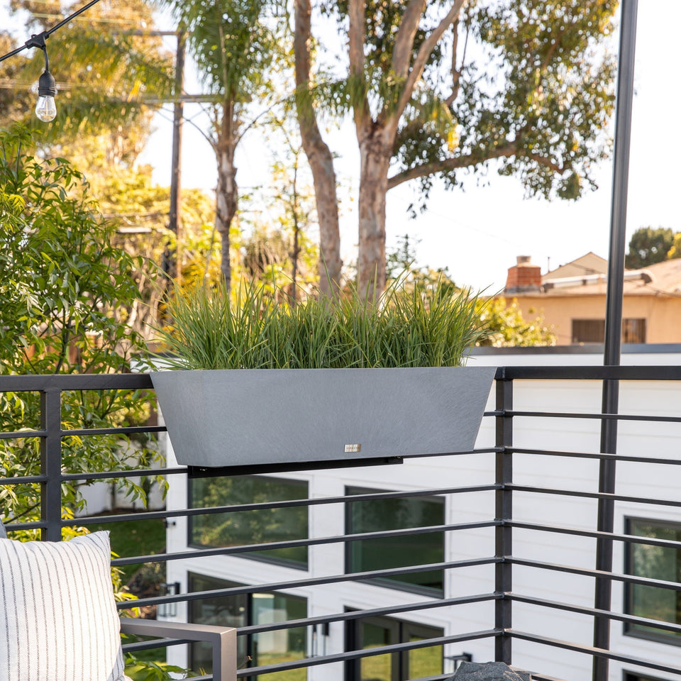 pure railing planter