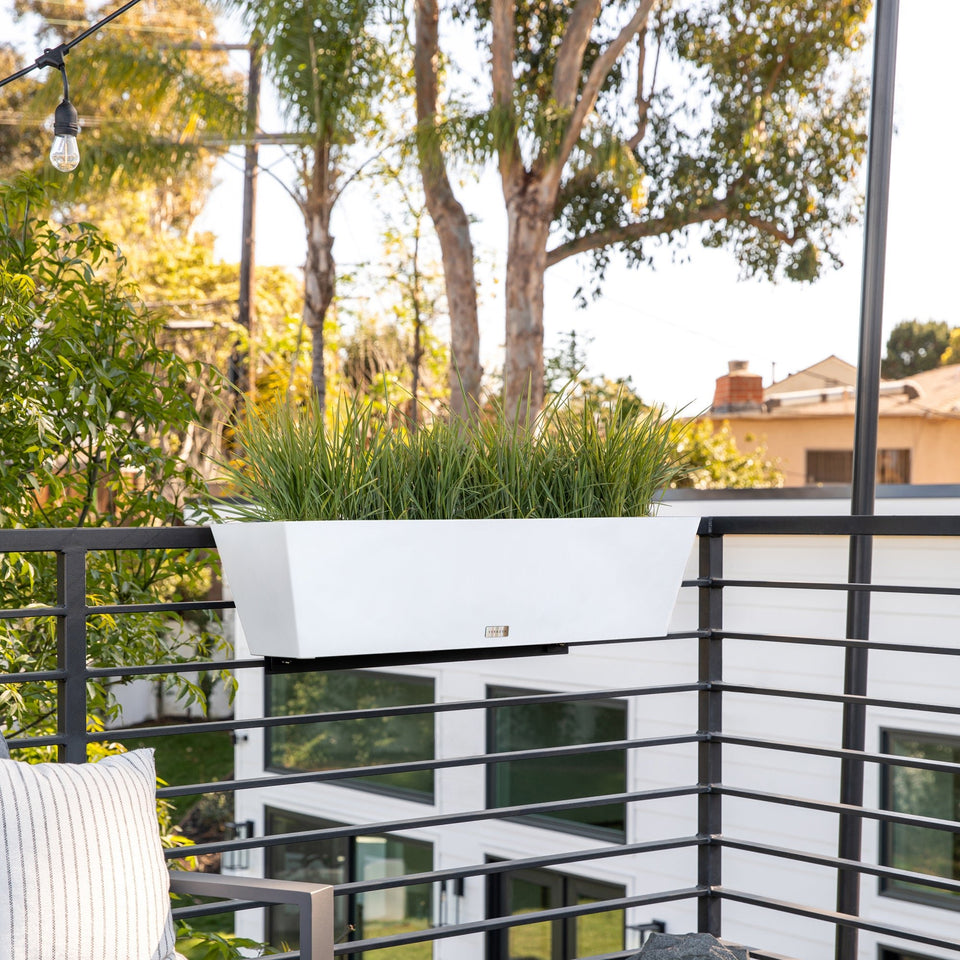 pure railing planter