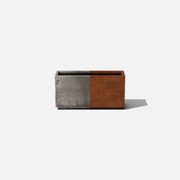 corten long box planter
