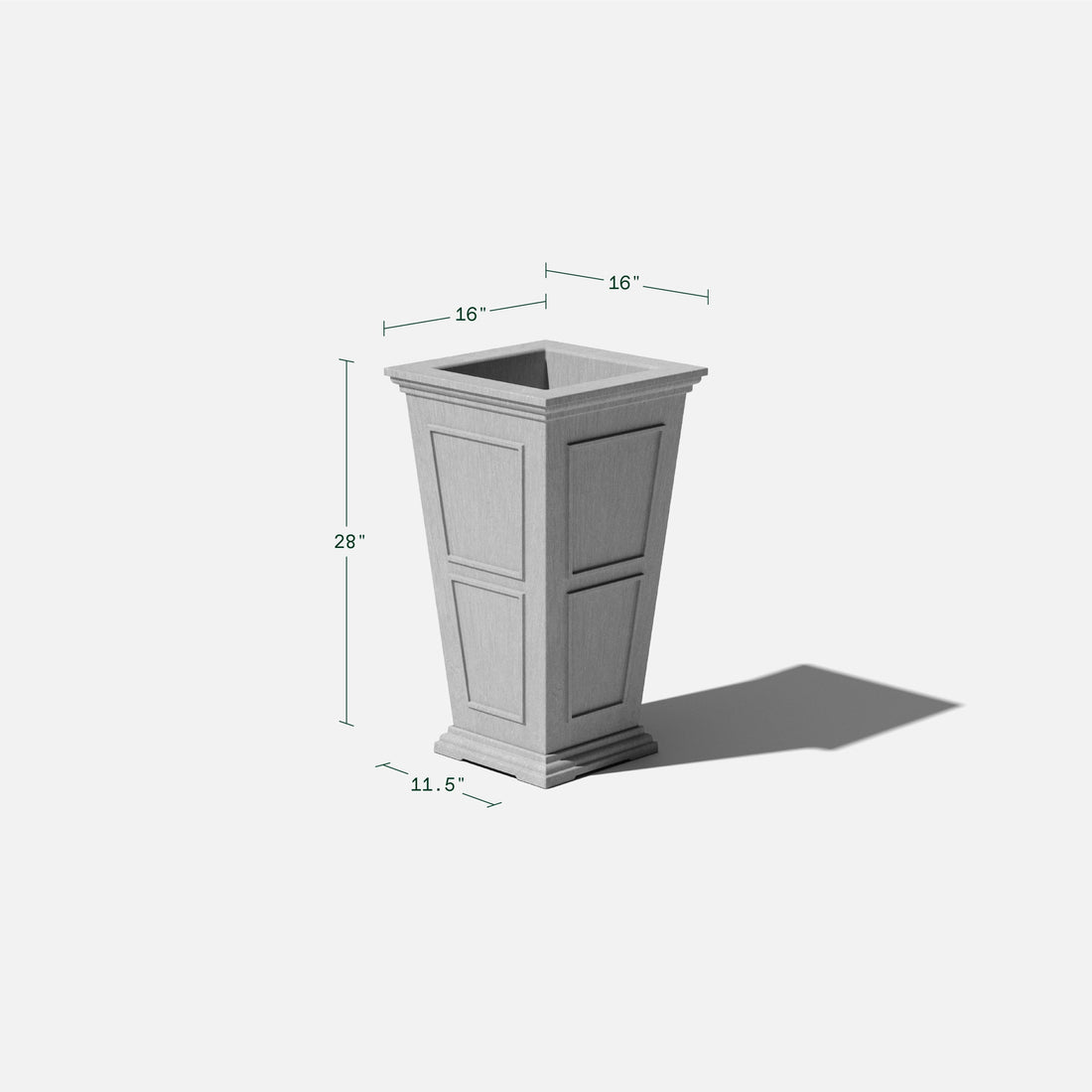 brixton tall planter Veradek